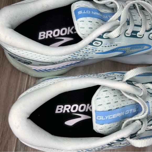 Brooks Glycerin GTS 20 Women's Size 10.5 Blue Glass / Marina / Legion Blue - Picture 9 of 11